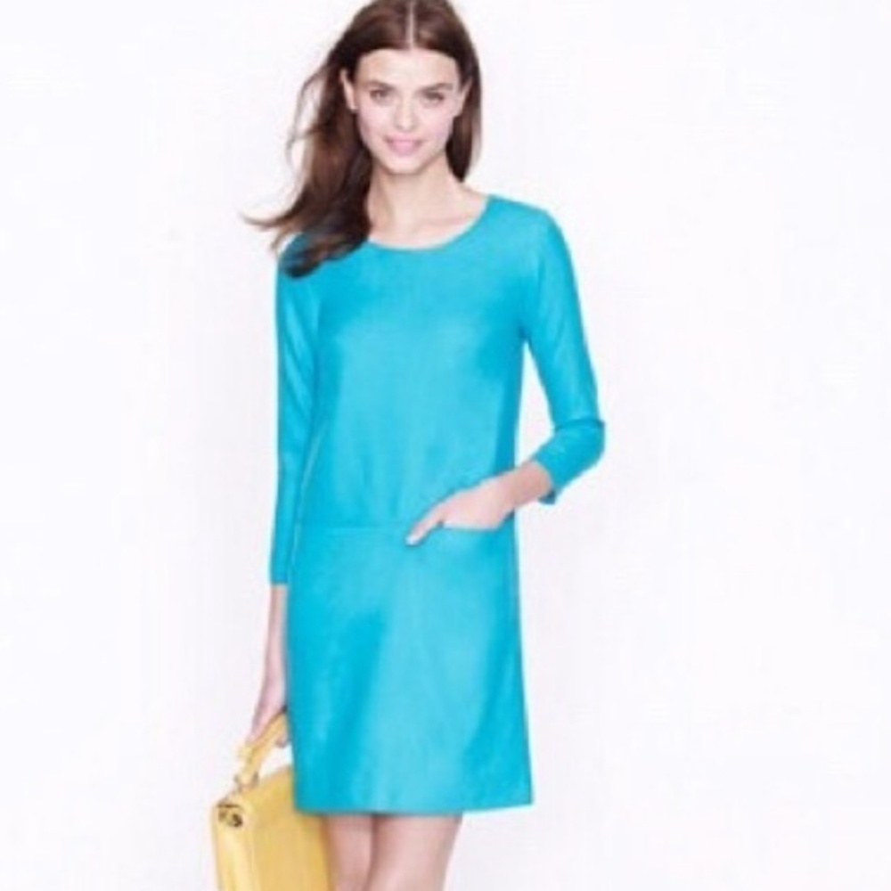 J Crew Jules Wool Shift Dress